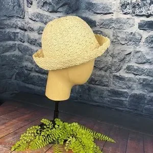 Accessories | Woven Crochet Straw Scalloped Edge Versatile  display picture 3